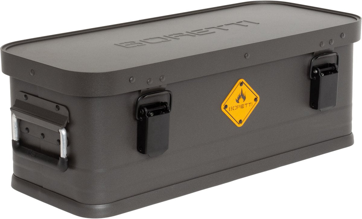 Boîte à outils pour barbecue Boretti - boîte de rangement - aluminium
