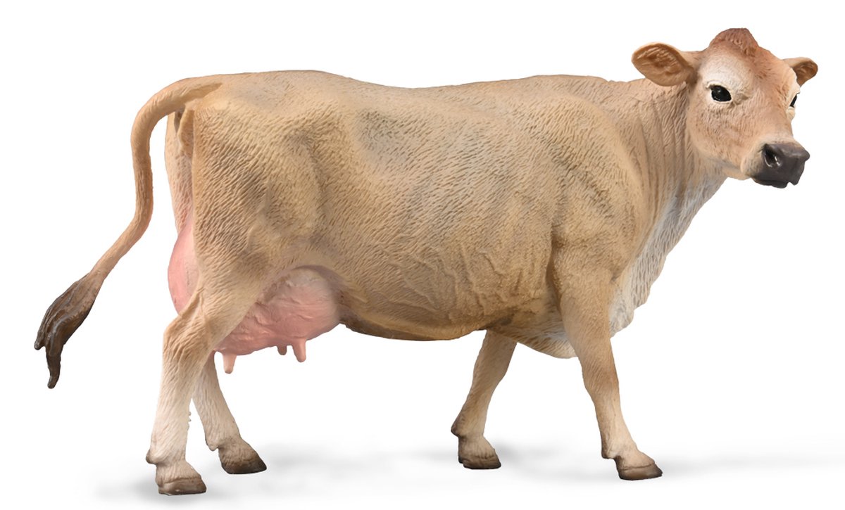 Figurine Collecta - vache jersey - (l) - animaux de la ferme - peint à la main - miniature