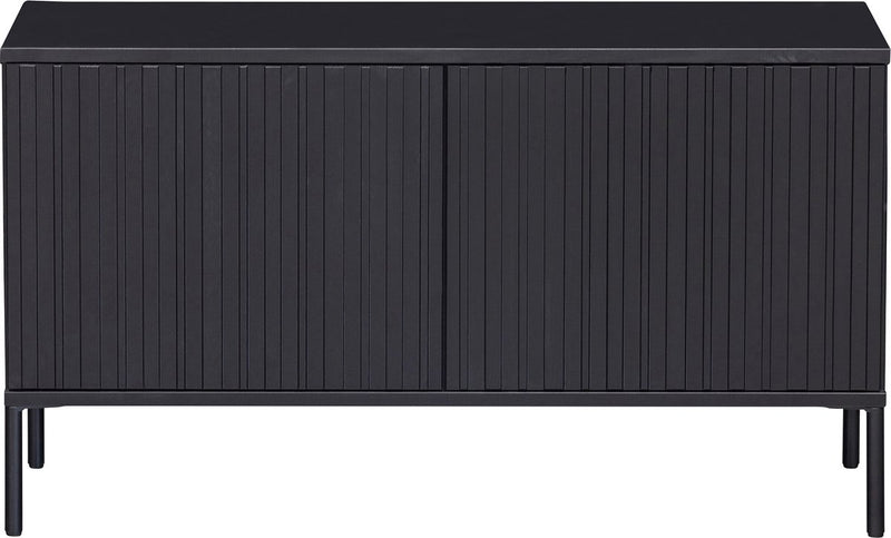 Woood nouveau meuble TV gravure - pin - noir - 56x100x44