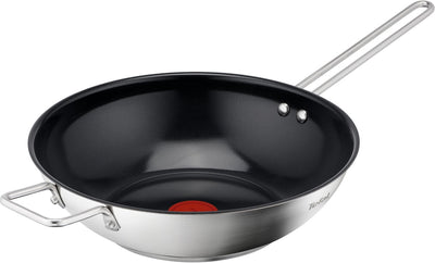 Tefal nordica ceramic - poêle wok - ø28 cm - céramique - sans pfas - convient pour induction