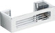 Wenko turbo-loc bralia support mural chrome 30x9cm - support de douche - panier de douche - montage sans perçage - autocollant
