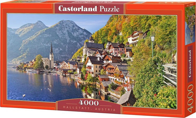 Castorland hallstatt, autriche – puzzle – 4 000 pièces – finition satinée – ajustement parfait – qualité européenne