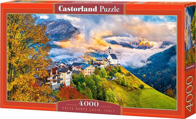 Castorland colle santa lucia, italie – puzzle – 4 000 pièces – finition satinée – ajustement parfait – qualité européenne