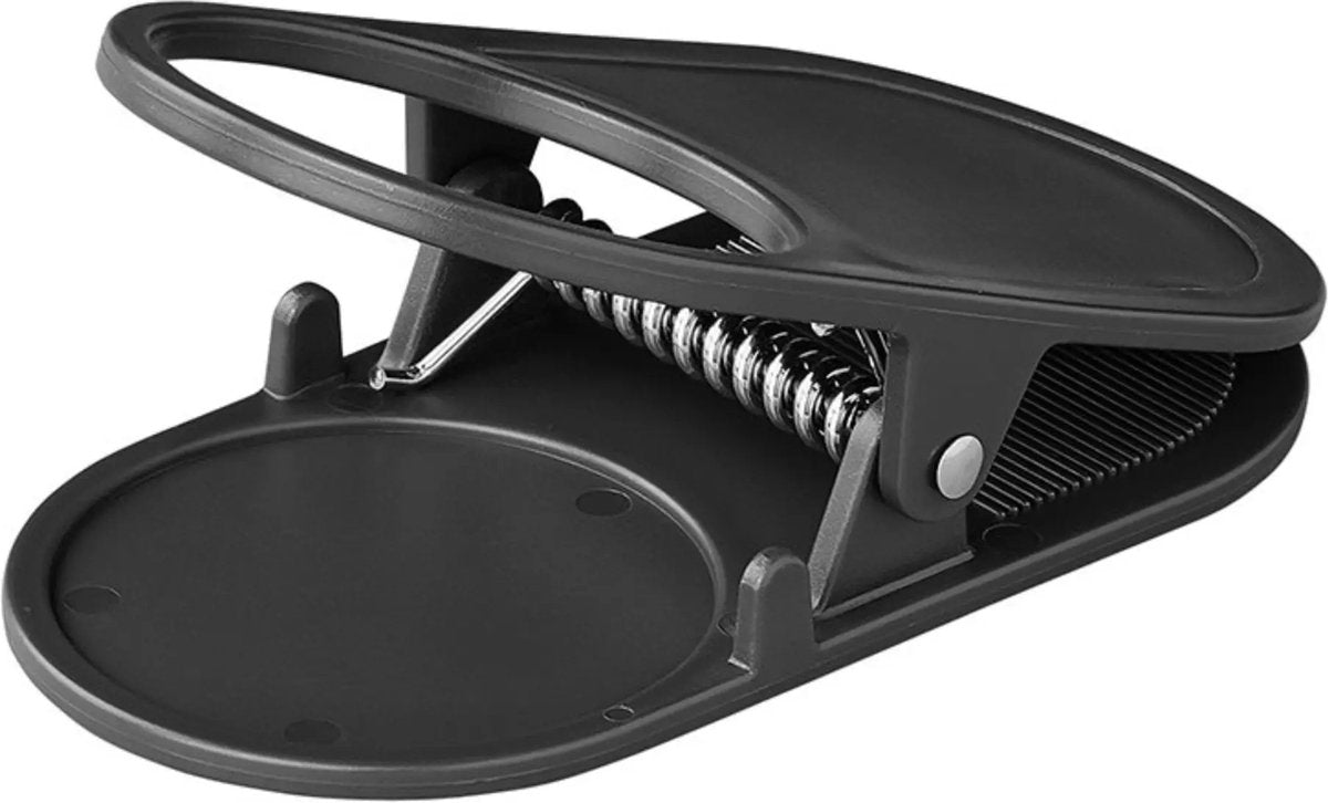 Clip porte-gobelet Proplus - noir - design compact - facile à fixer