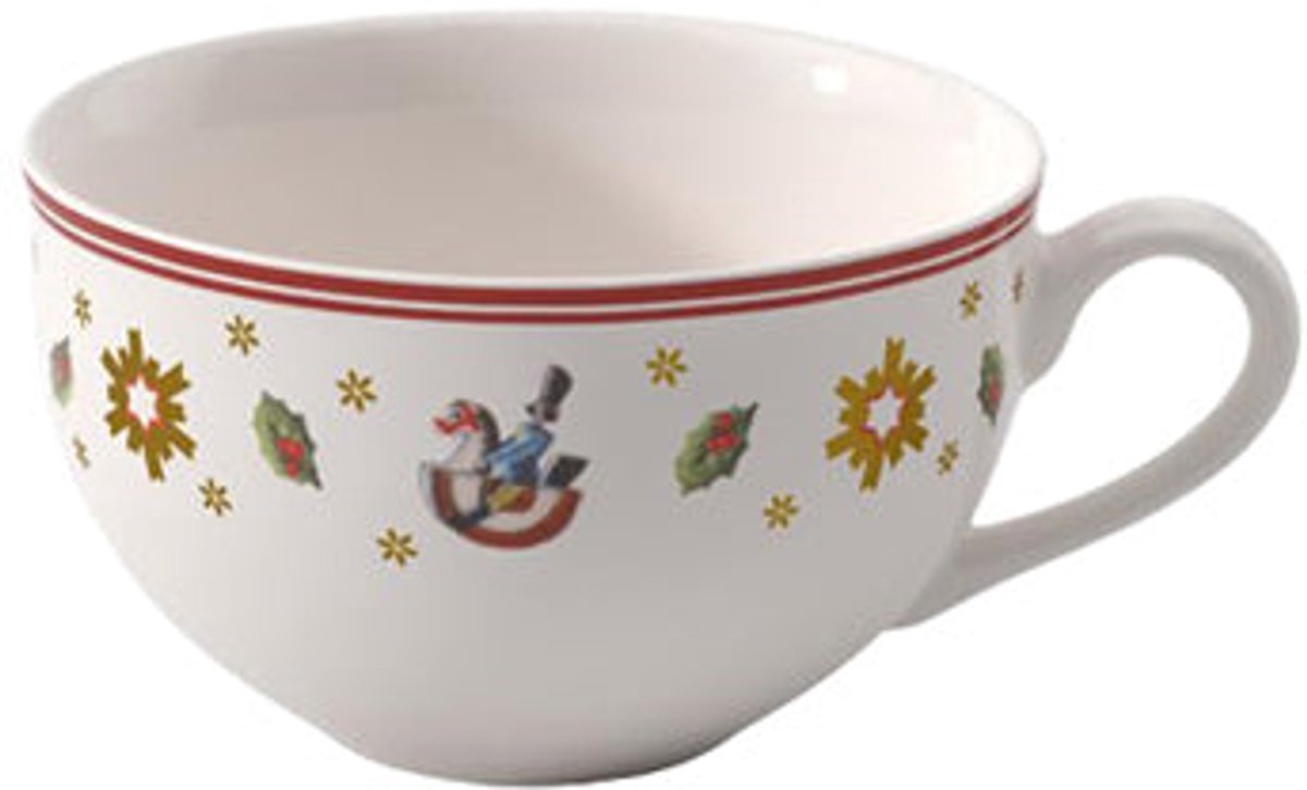 Villeroy boch toy's delight tasse à café Noël - 0,20 litre - rouge blanc