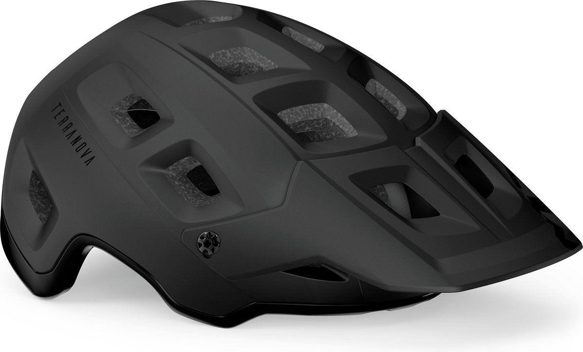 Avec casque de vélo Terranova Mips - taille M - noir mat brillant