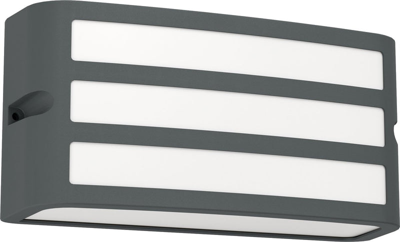 Applique d'extérieur Eglo camarda - e27 - 22 cm - anthracite et blanc