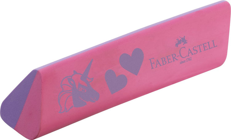 Faber-castell gomme faber castell licorne rose sans poussière et sans PVC - fc-188751