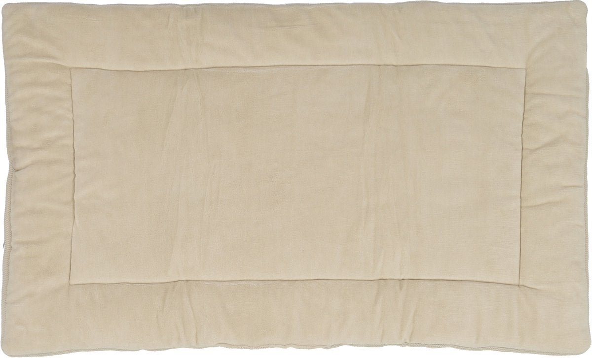 Couverture de parc double Jollein - tricot basique - 71 x 122 cm - flocons d'avoine