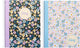 Bloc spirale Kangaro - fleurs b'log - taille a5 - avec trait - 2 pièces - an-123890-a