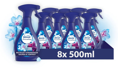 Spray désodorisant textile Febreze ambi pur - printemps éveil lenor - 8 x 500ml