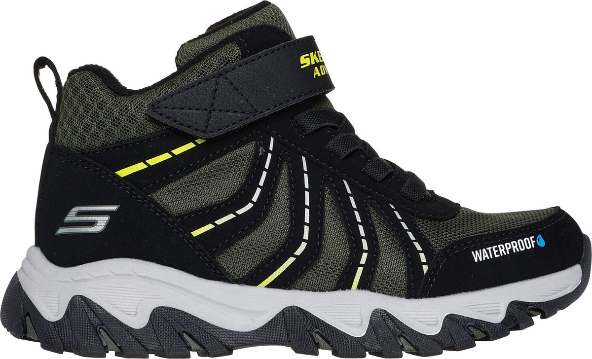 Skechers robuste ranger - bottes de randonnée pour garçons storm trail - noir