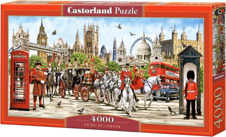 Castorland Pride of London – puzzle – 4 000 pièces – finition satinée – ajustement parfait – qualité européenne