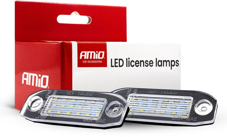 Amio LED éclairage de plaque d'immatriculation Clp04 Volvo C70 S40 S60 S80 V50 V60 V70 XC60