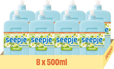 Liquide vaisselle Seepje - 8 x 500 ml - citron vert - pack économique