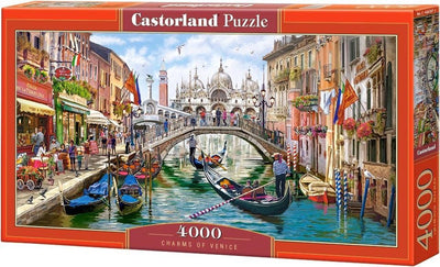 Castorland Charmes de Venise – puzzle – 4 000 pièces – finition satinée – ajustement parfait – qualité européenne