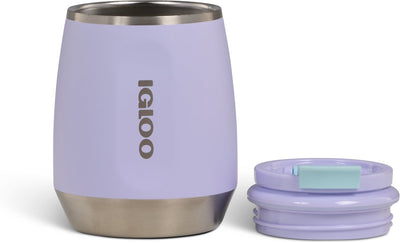 Igloo - flip 'n' sip - tasse à vin - lilas - 0,295l - bouteille thermos