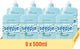 Liquide vaisselle Seepje éclaboussant l'eucalyptus - 8 x 500 ml - pack économique