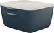 Caisson à tiroirs Leitz Cosy - Commode avec 2 tiroirs - Boîte à tiroirs pour bureau - Idéal pour le bureau à domicile travaillant à domicile - Gris velours