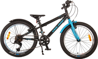 Volare Rocky Children's Bicycle - 20 pouces - Blue Black - 85% Assemblé - 6 VITESSE - COLLECTION PRIMÉE