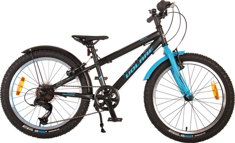 Volare Rocky Children's Bicycle - 20 pouces - Blue Black - 85% Assemblé - 6 VITESSE - COLLECTION PRIMÉE