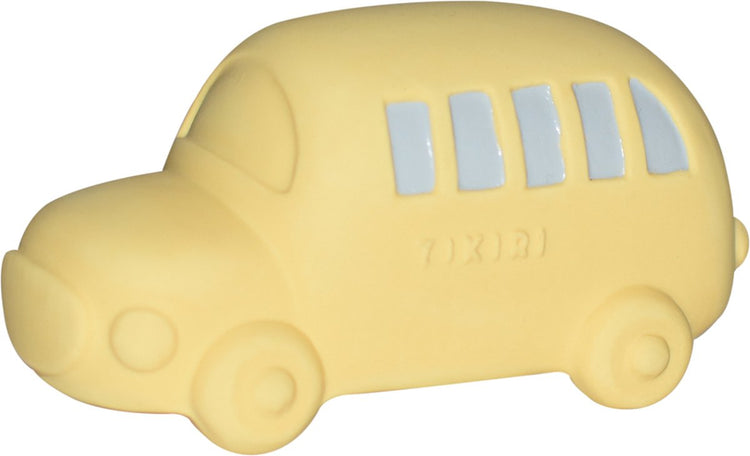 Tikiri vroom vroom friends - bus - caoutchouc naturel - avec cloche - 0 ans