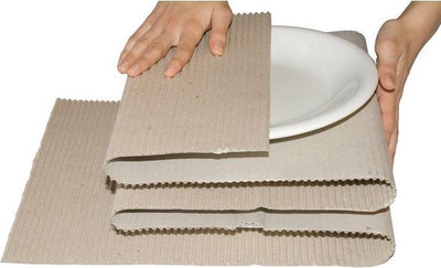 Carton ondulé de la mairie - 75cmx75m - en rouleau - marron - rd-351160