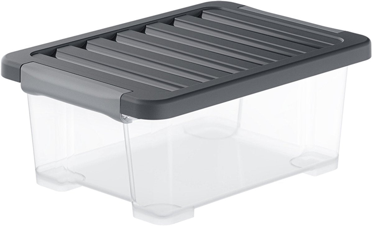 Boîte de rangement Rotho core plus - lot de 4 - empilable - 11 litres