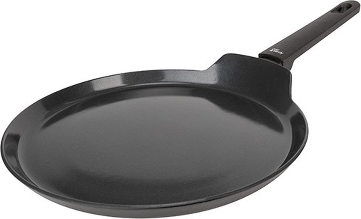 Poêle à crêpes Cosy Trendy entièrement noire - ø 24 cm x 1,8 cm - sans PFA - poêle à induction - passe au lave-vaisselle - chauffage rapide - poignées froides - sans couvercle - noir