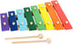 Petit pied xylophone en bois coloré