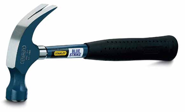 Stanley blue strike series - marteau à griffes en acier inoxydable - 567g - manche ergonomique