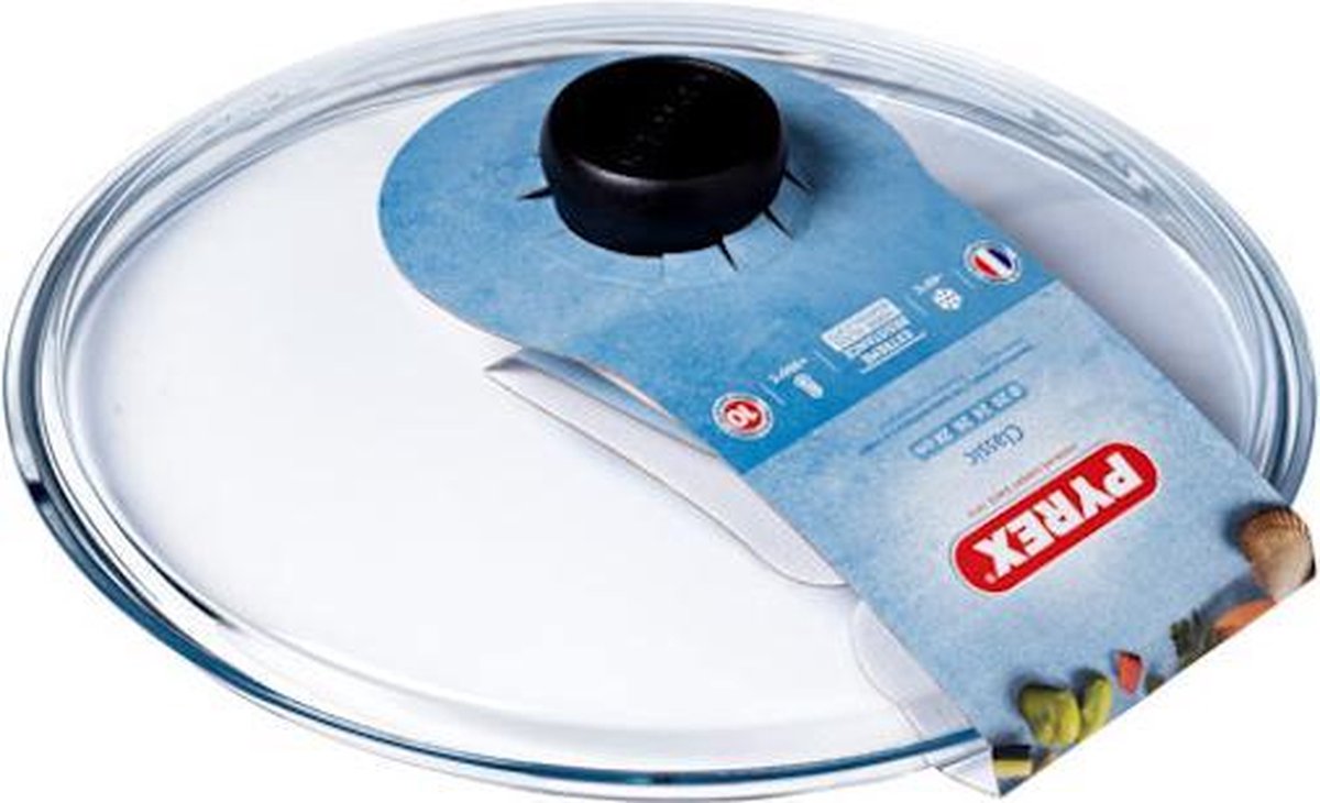 Couvercle accessoires Pyrex classic - verre borosilicate - ø28 cm - transparent
