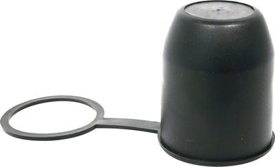 Capuchon d'attelage Carpoint avec anneau - caoutchouc - noir - universel - protection contre la saleté - conception compacte