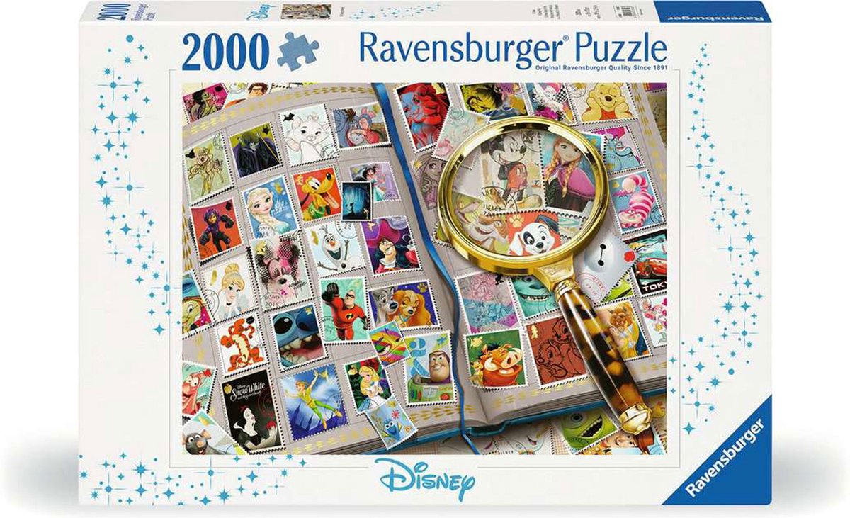Ravensburger Jigsaw Puzzle Mes plus beaux timbres, 2000e.
