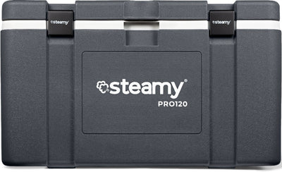 Steamy pro 120 - grande glacière - très bien isolée - 120 litres - gris