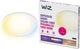 Plafonnier Wiz super slim - diamètre : 30 cm - lumière blanc chaud à froid - éclairage LED intelligent - LED intégrée - 16w - blanc - wi-fi