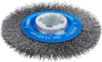 Bosch 2608620732 Brosse conique x-lock avec fil ondulé - acier - 0,3 x 115 mm