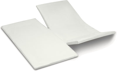 Cendrillon - surmatelas avec double fente - jersey - 180x200 210 cm - ivoire
