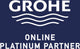Douche de tête Grohe new tempesta cosmopolitan 100 - douche de tête 10 cm - 4 jets - chrome