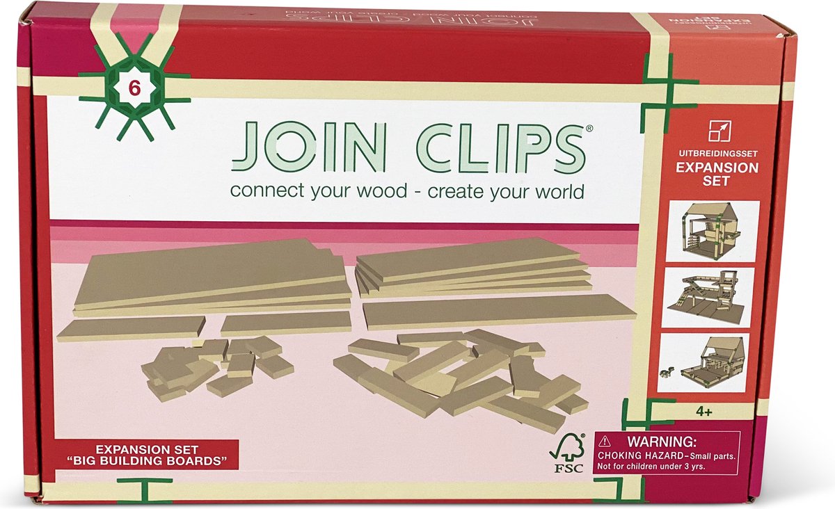 Joindre des clips d'extension pour les grandes plaques de construction