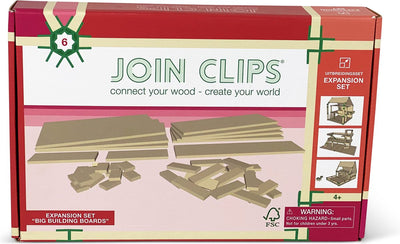 Joindre des clips d'extension pour les grandes plaques de construction