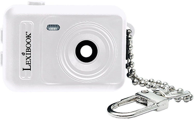 Lexibook porte-clés appareil photo numérique miniature blanc avec mémoire flash intégrée
