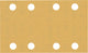 Bosch 10x papier abrasif expert c470 à 8 trous pour ponceuse orbitale...