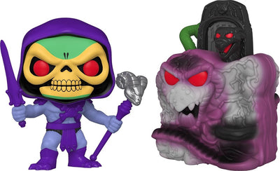 Funko les maîtres de l'univers figurine à collectionner pop ! ville serpent montagne avec squelette 9 cm multicolore