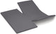 Drap-housse week-end Cendrillon - surmatelas fendu - 2 personnes - coton - 180x200 cm - double fente - anthracite