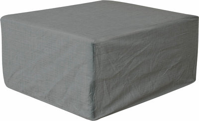 Eurotrail housse de protection imperméable repose-pieds table basse, cantonique 100x100x50 cm, gris