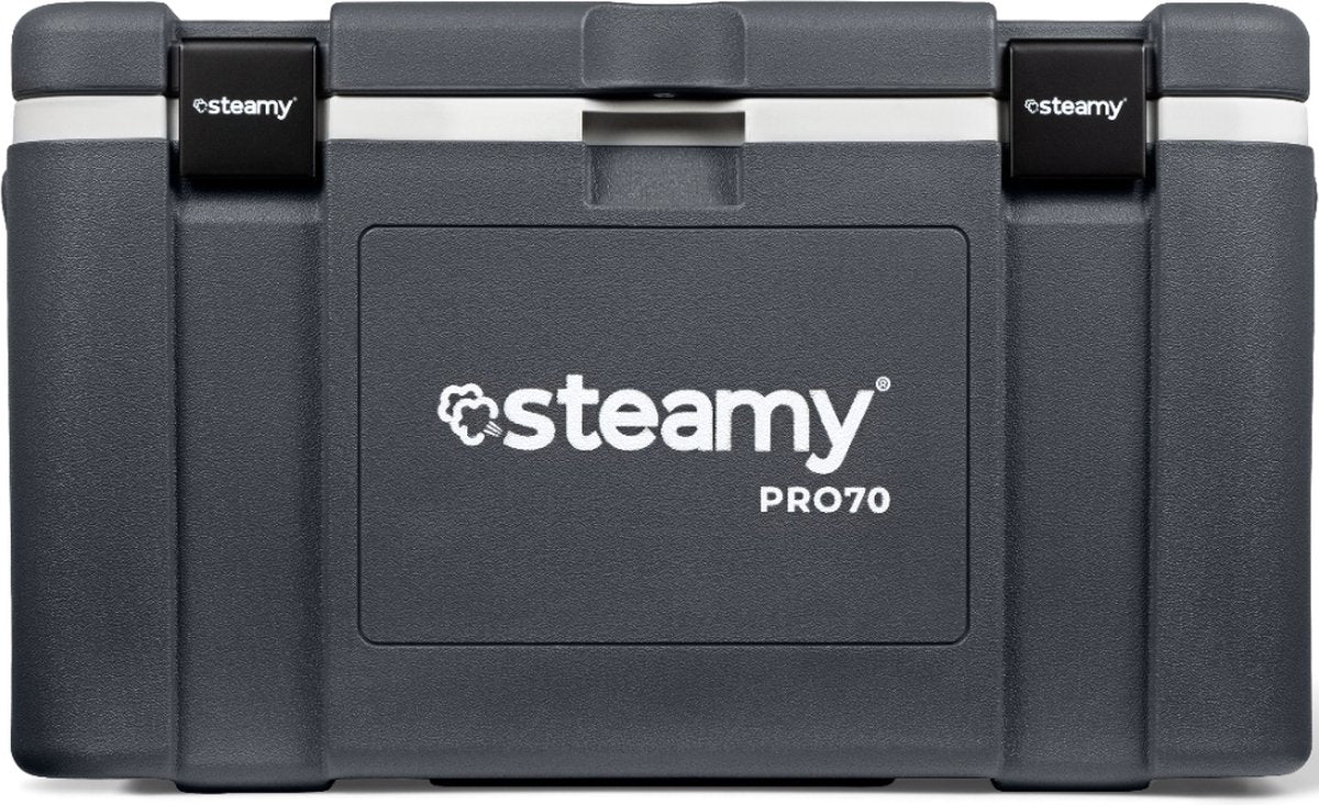Steamy pro 70 - grande glacière - très bien isolée - 70 litres - gris