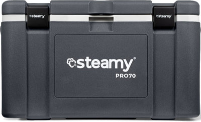 Steamy pro 70 - grande glacière - très bien isolée - 70 litres - gris