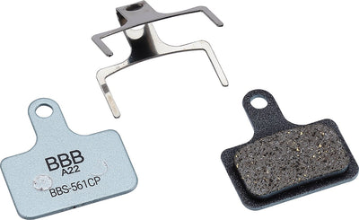 Bbb cycling discstop coolfin plaquettes de frein à disque shimano - plaquettes de frein de remplacement pour système coolfin compatibles avec les freins à disque shimano - organiques avec ailettes de refroidissement - bbs-561cp