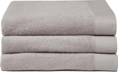 Serviette de bain Seahorse pure - lot de 3 - coton - super doux - tissu éponge - 60x110 cm - beige